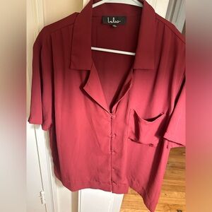 Lulus Burgundy Top